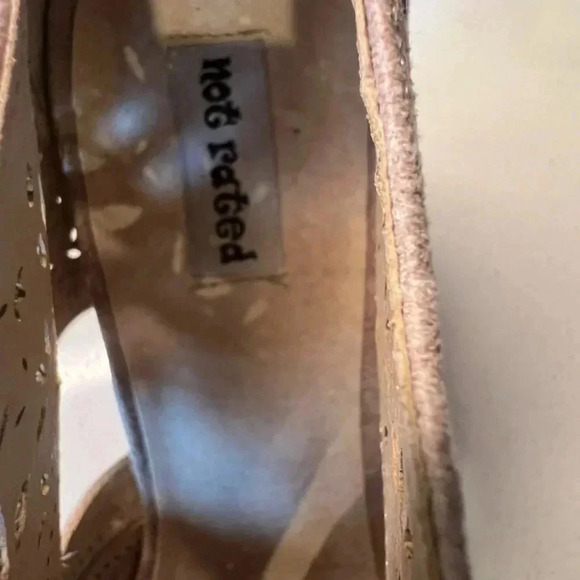 Latigo Tan Cutout Strap Back Heels Size 10 - Picture 13 of 13